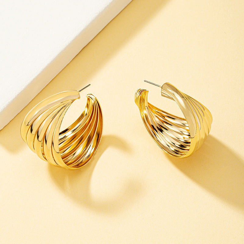Women’s Geometric Hoop Earrings
