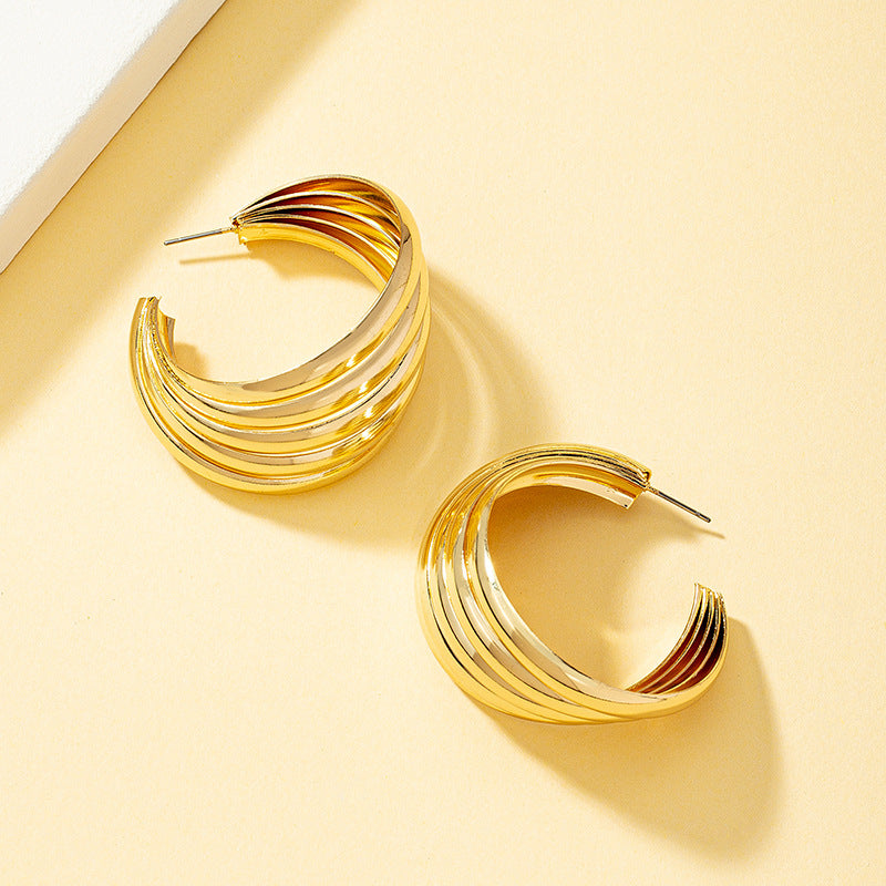 Women’s Geometric Hoop Earrings