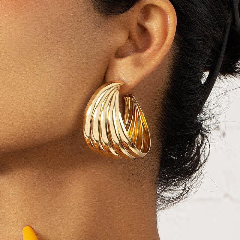 Women’s Geometric Hoop Earrings