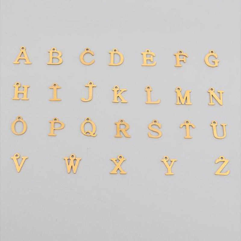 Initial Necklace – Sleek Stainless Steel Chain 