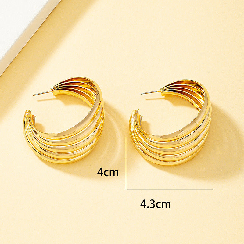Women’s Geometric Hoop Earrings